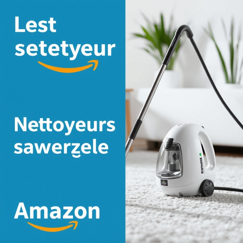 Notre sélection sur Amazon — Les meilleurs nettoyeurs vapeur pour les tapis et moquettes
