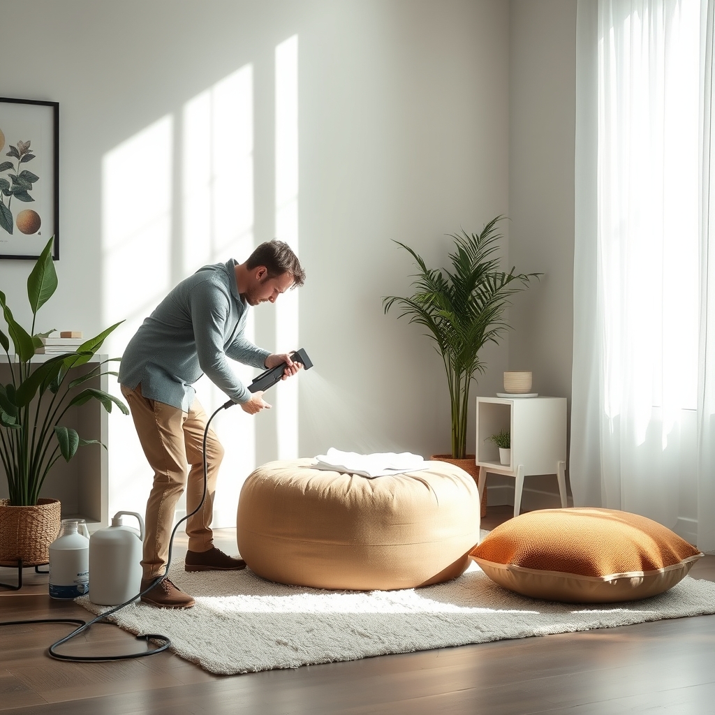 Comment nettoyer son pouf ?