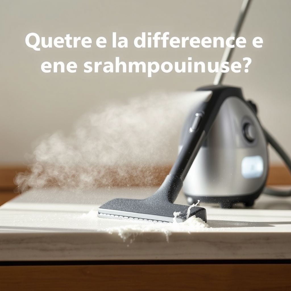 Quelle est la différence entre une shampouineuse : 2